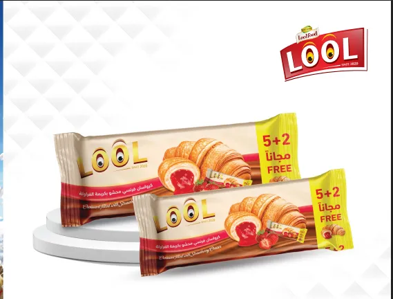 Croissant filled with Strawberry Cream