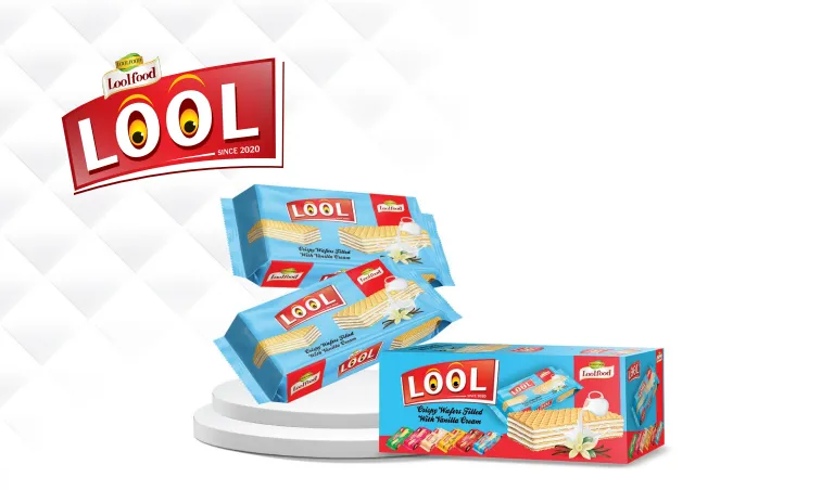 Lool Crispy Wafers Filled with Vanilla Cream         6 x 24 x 36 gm