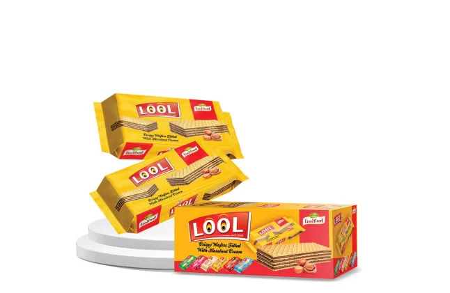 Lool Crispy Wafers Filled with Hazelnut Cream          6 x 24 x 36 gm