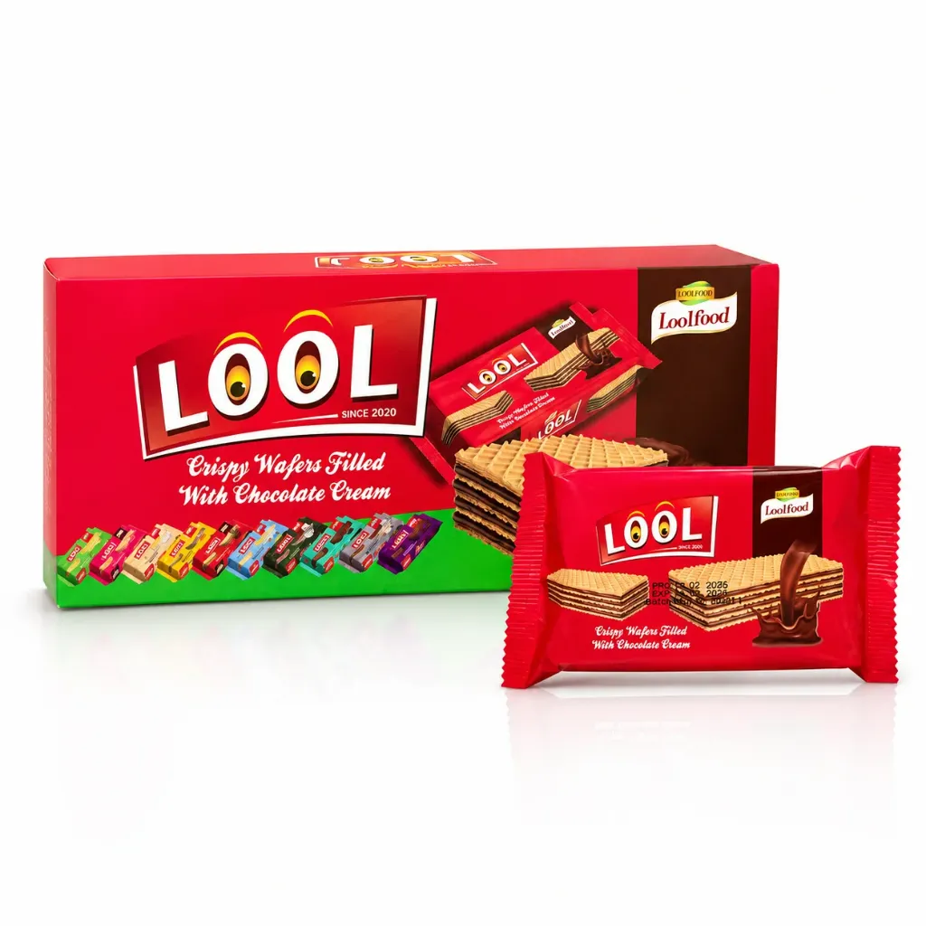 Lool Crispy Wafers Filled with Chocolate Cream    6 x 24 x 36 gm