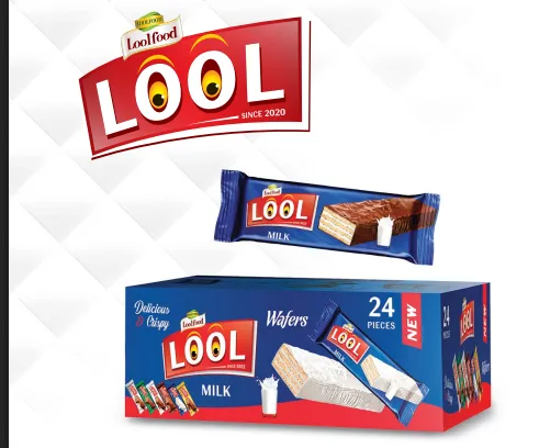 Lool Covered Wafers Filled with Milk 6 x 24 x 32 gm