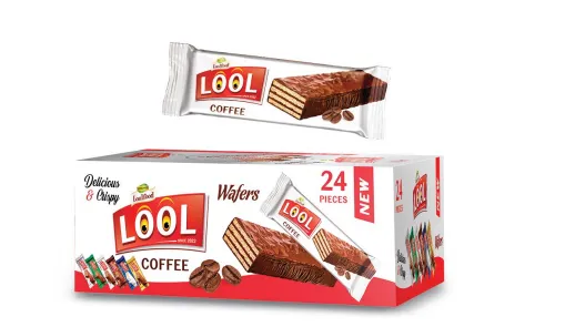 Lool Covered Wafers Filled with Coffee 6 x 24 x 32 gm