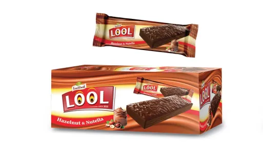 Lool Covered Wafers Filled with Hazelnut&Nutella 6 x 24 x 32 gm