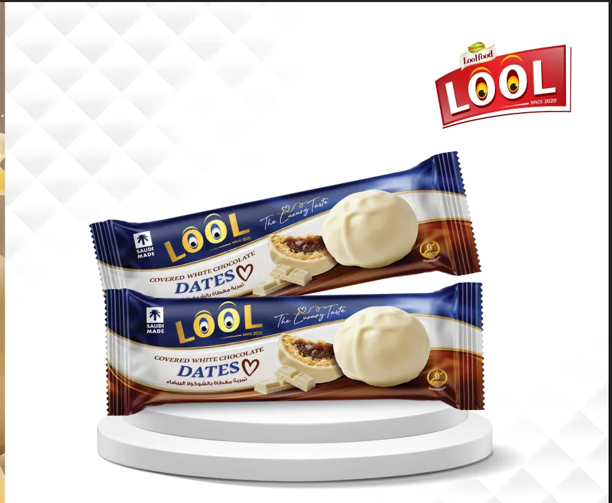 Covered White Chocolate date 12 x 2 x 28 gm
