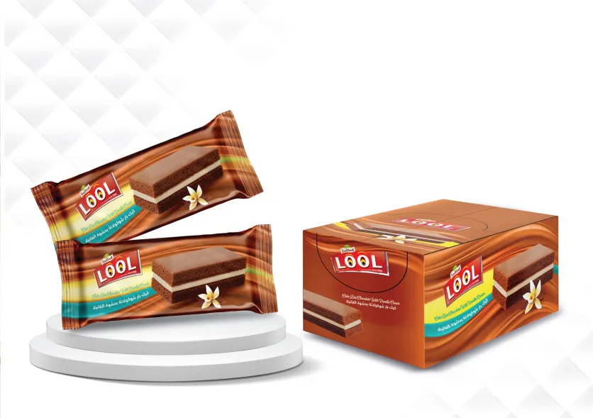 Coated Cake Bar Chocolate With Vanilla Cream 6*24