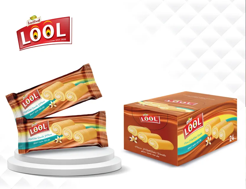 3 Pieces Roll Cake Vanilla 12x12x55g