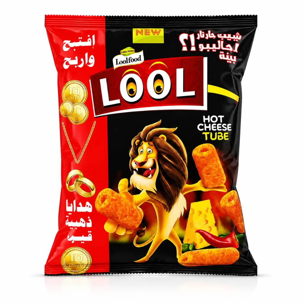LOOL CRN Puffs Hot Cheese 24*70g