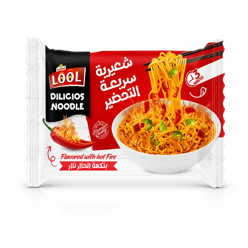 LOOL Noodles Flavored With Hot Fire 52*50g